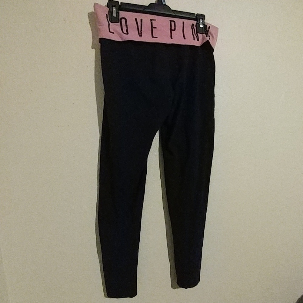 Women's pink victoria's secret legging bundle